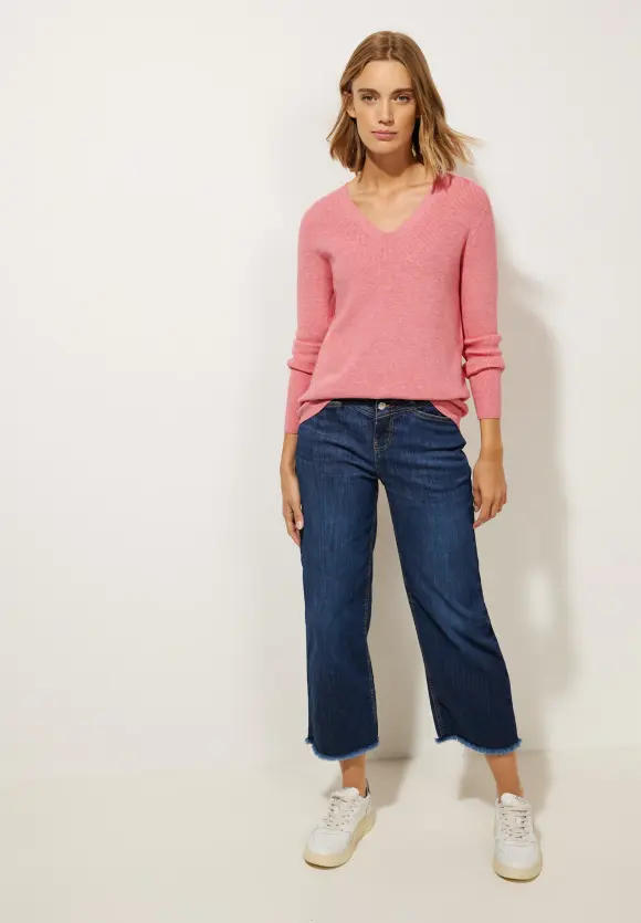 Street One Pullover mit V-Ausschnitt