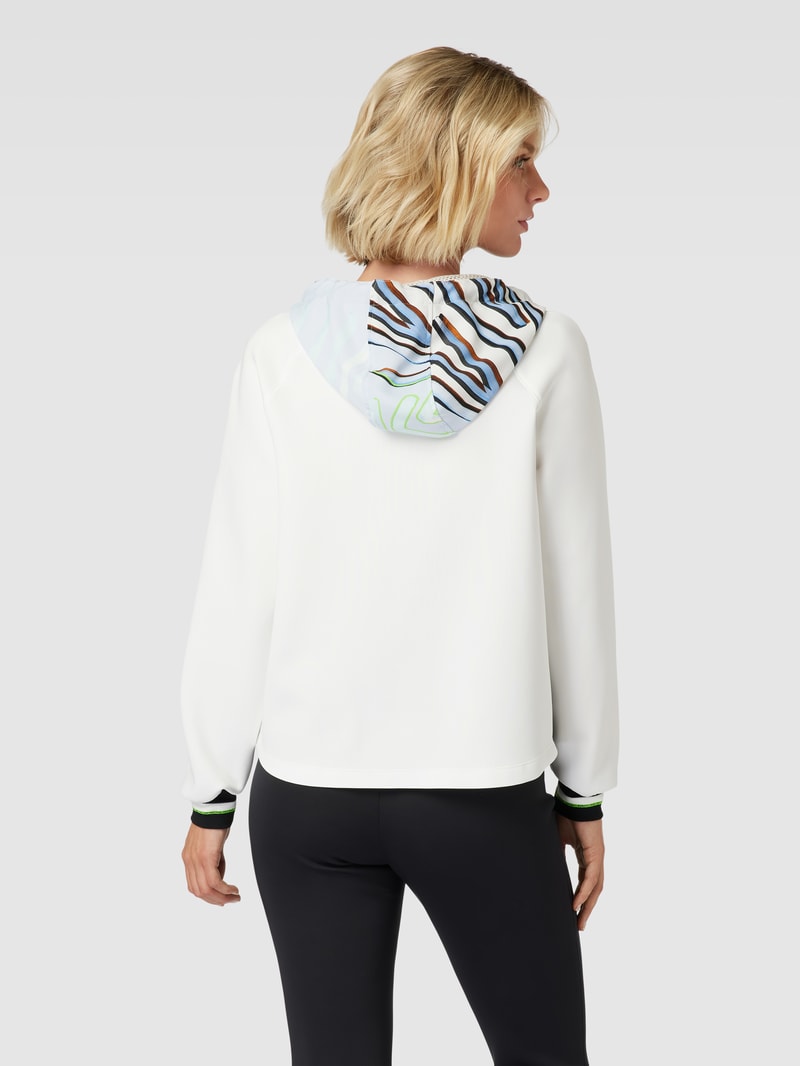 Hoodie mit Kapuze in hellblau