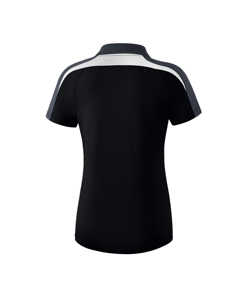 Erima Liga 2.0 Poloshirt Damen Schwarz Weiss Grau
