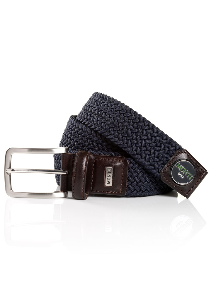 Monti Flechtgürtel BIRDIE in navy uni günstig kaufen