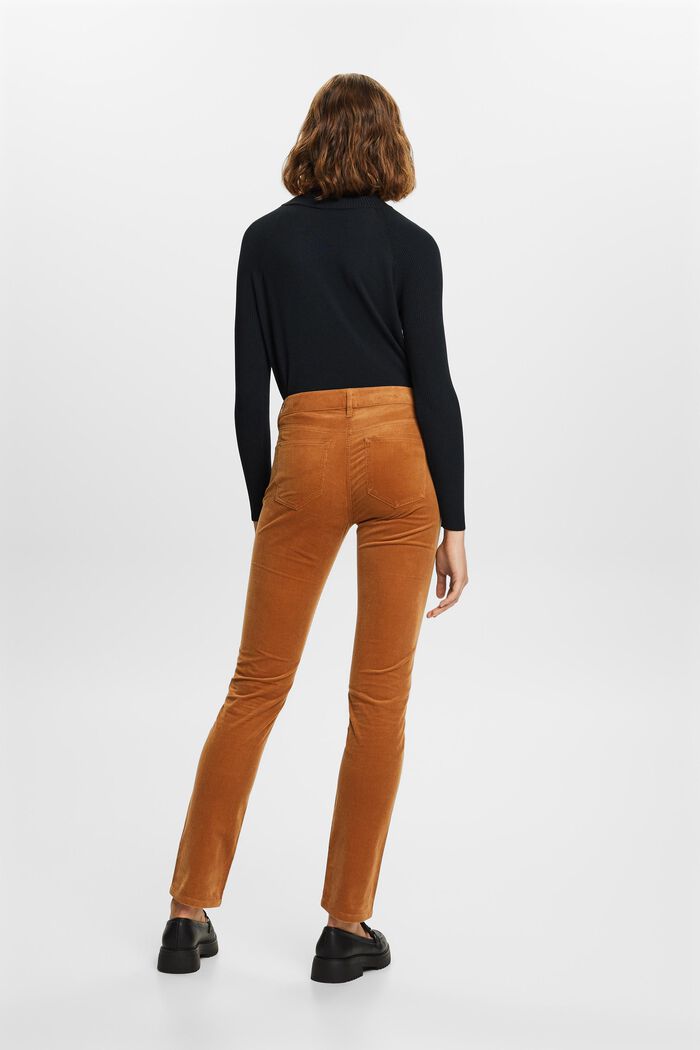 Cordhose mit schmaler Passform und mittlerer Bundhöhe