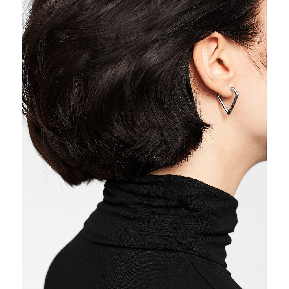 Liebeskind Boucles d'oreilles à fermoir à poussette Acier inoxydable Boucles d'oreilles