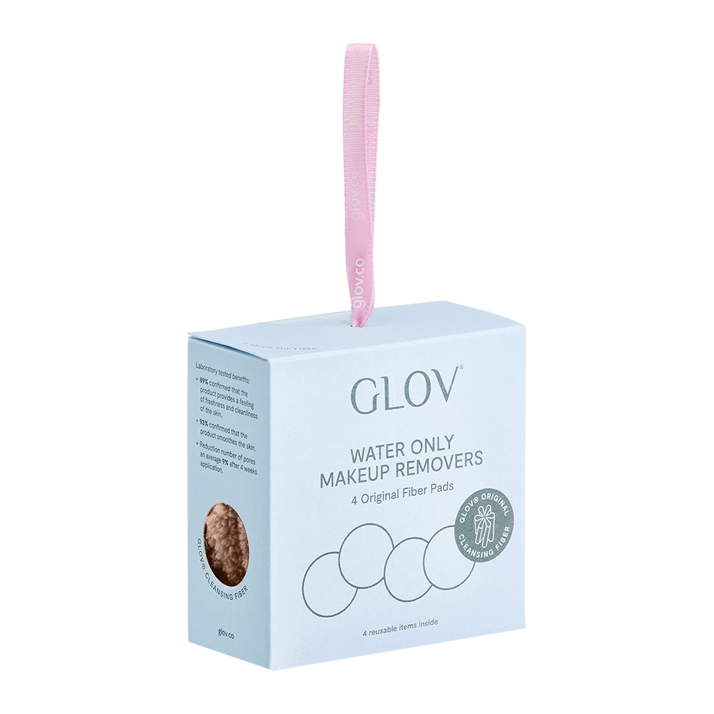 glov Pads All Skin Types Fiber 4-pack Disques cosmétiques réutilisables  MoonPads All skin types