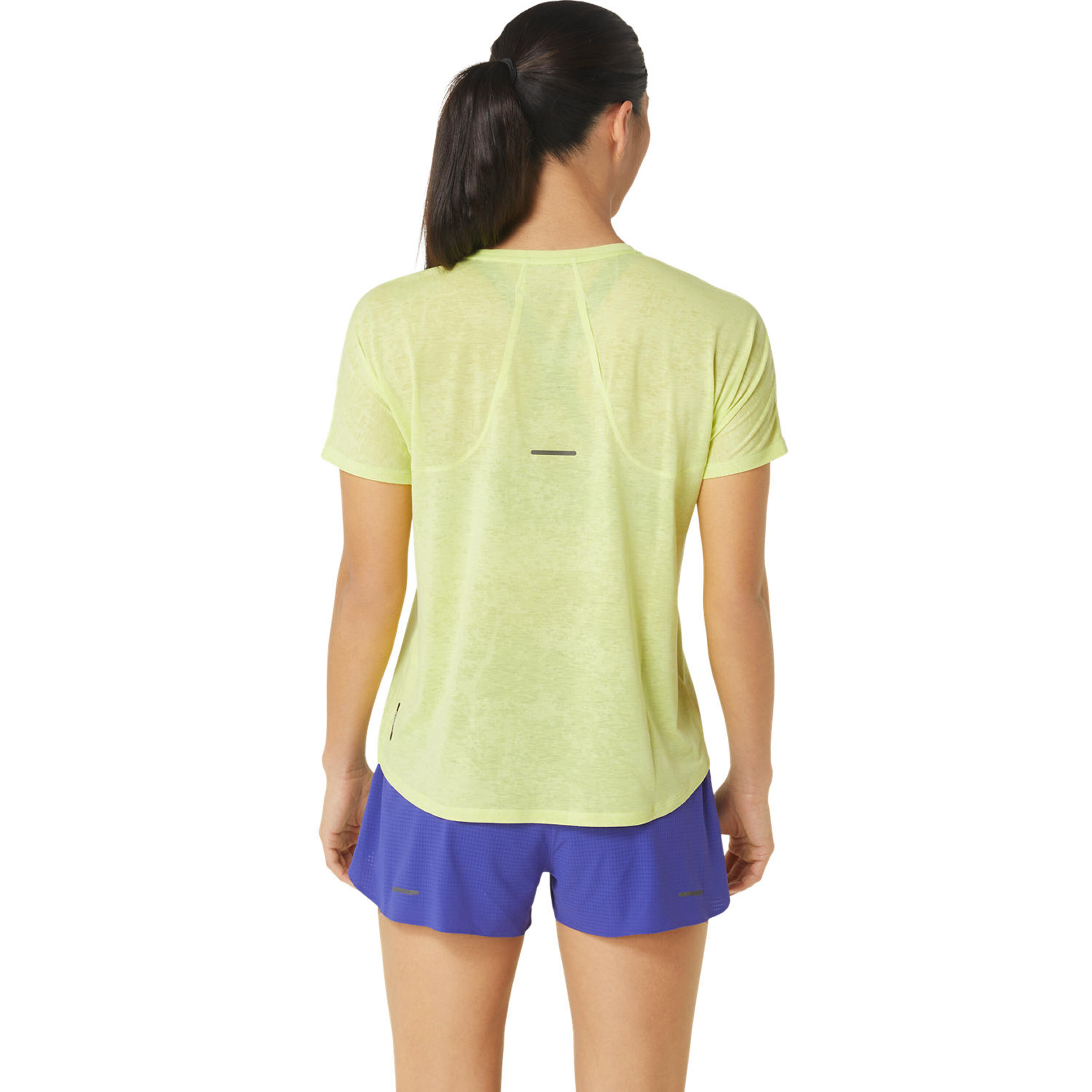 Metarun Pattern Laufshirt Damen - Neongelb