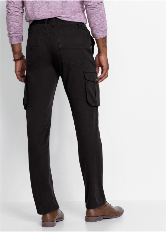 Regular Fit Cargohose m. Komfortschnitt, Straight