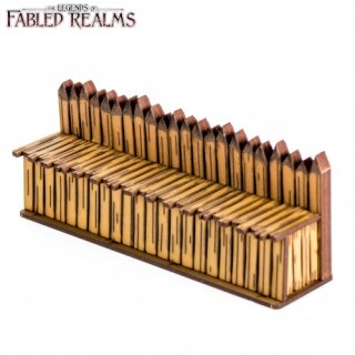 28mm Straight Palisade Wall