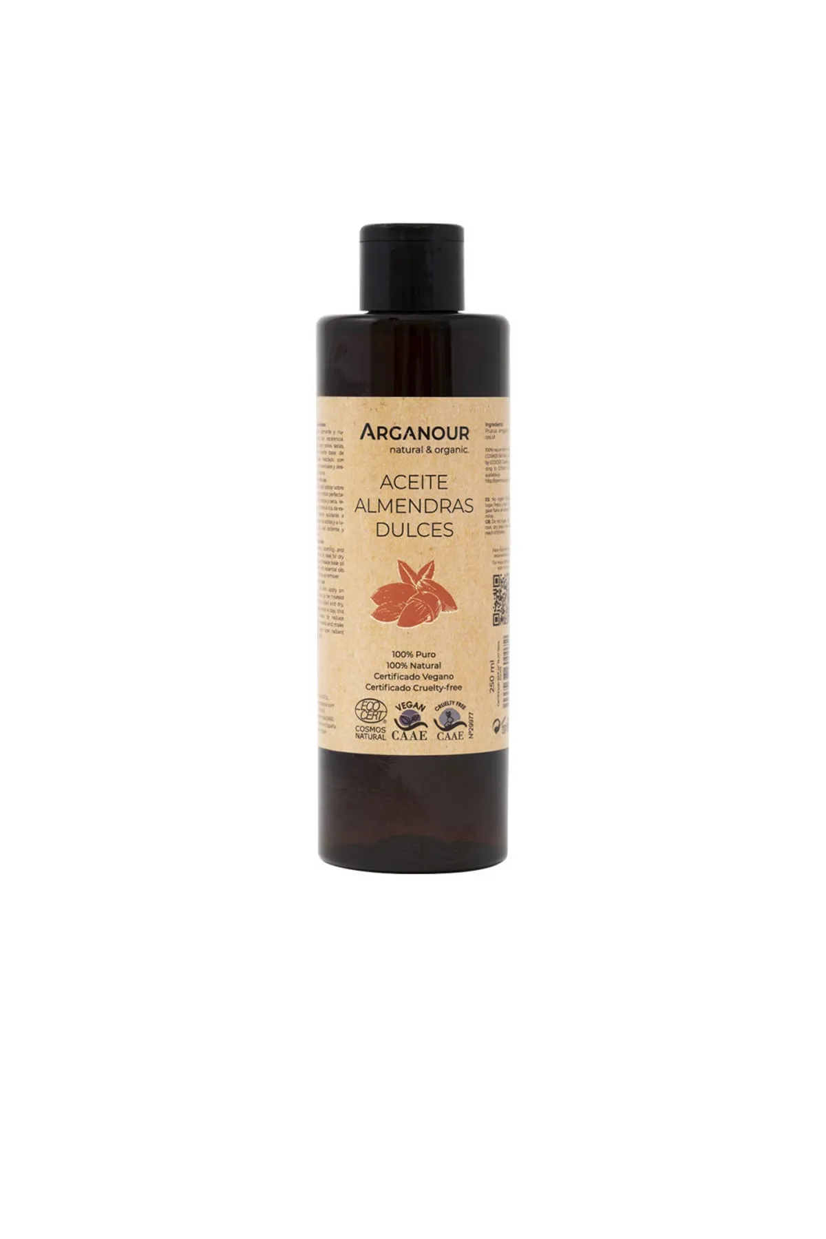 Arganour  Almendra Dulces Aceite 100% Puro Arganour 250 ml