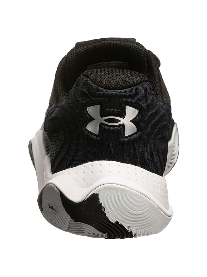 Under Armour Basketballschuh Spawn 4 in schwarz / weiß günstig kaufen 42