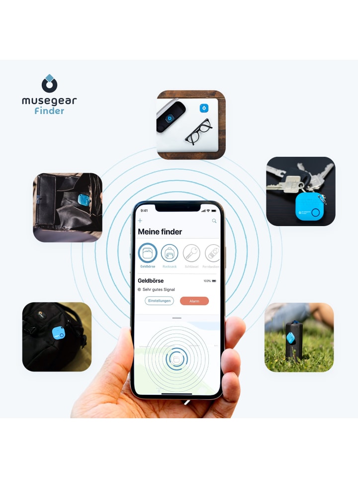 musegear Bluetooth-Schlüsselfinder 