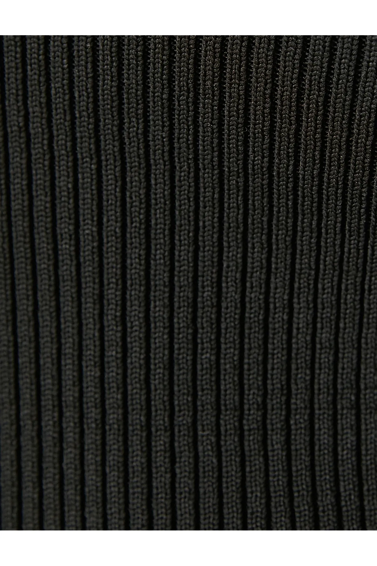Koton  Gestrickter Sportler-Pullover mit V-Ausschnitt und Volant-Detail