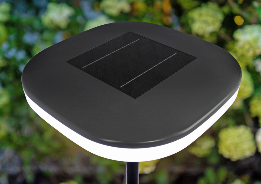 Solar Stehleuchte Solara schwarz
