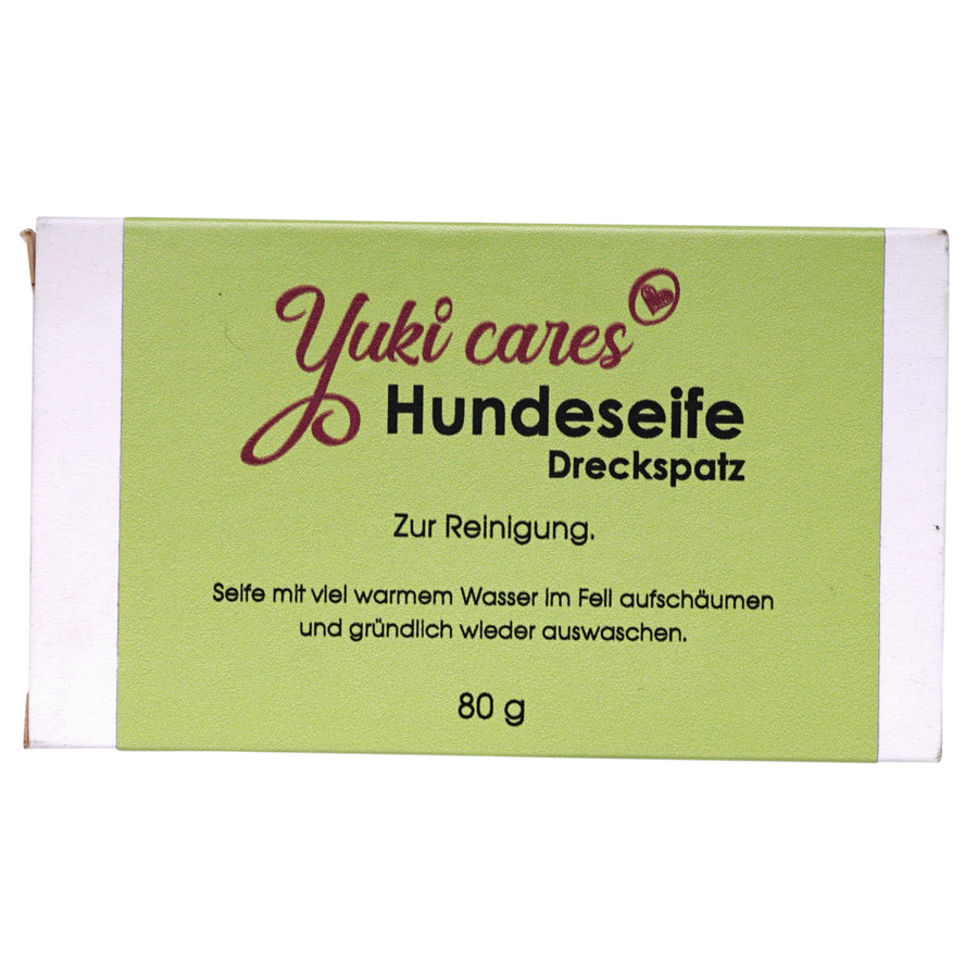Yuki Cares Fellpflege Yuki Cares Hundeseife Dreckspatz 80g