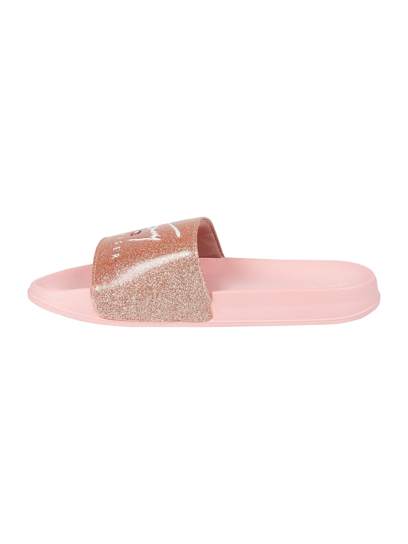 Slides mit Glitter-Effekt in pink