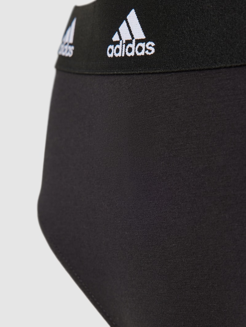 Slip mit Logo-Print in schwarz