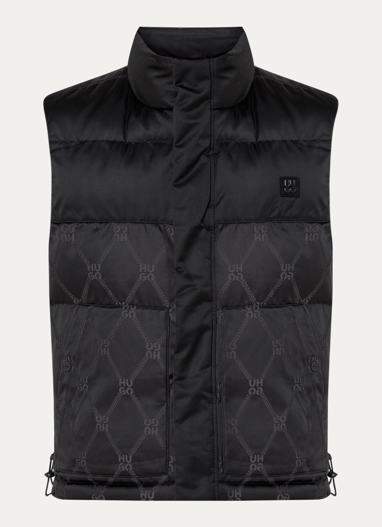 HUGO BOSS  Baltino gewatteerde bodywarmer met steekzakken en logoprint