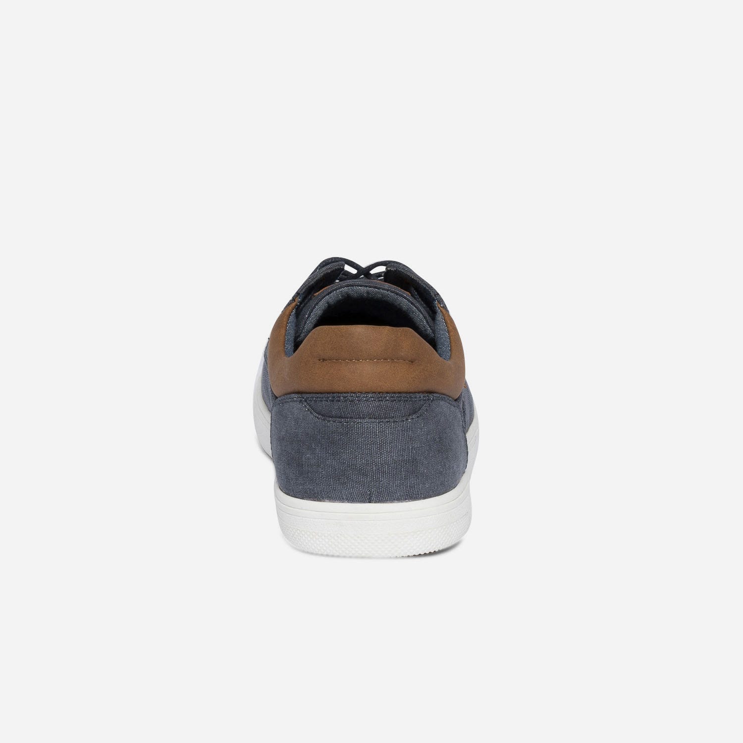 Tennis marine en textile façon jean
