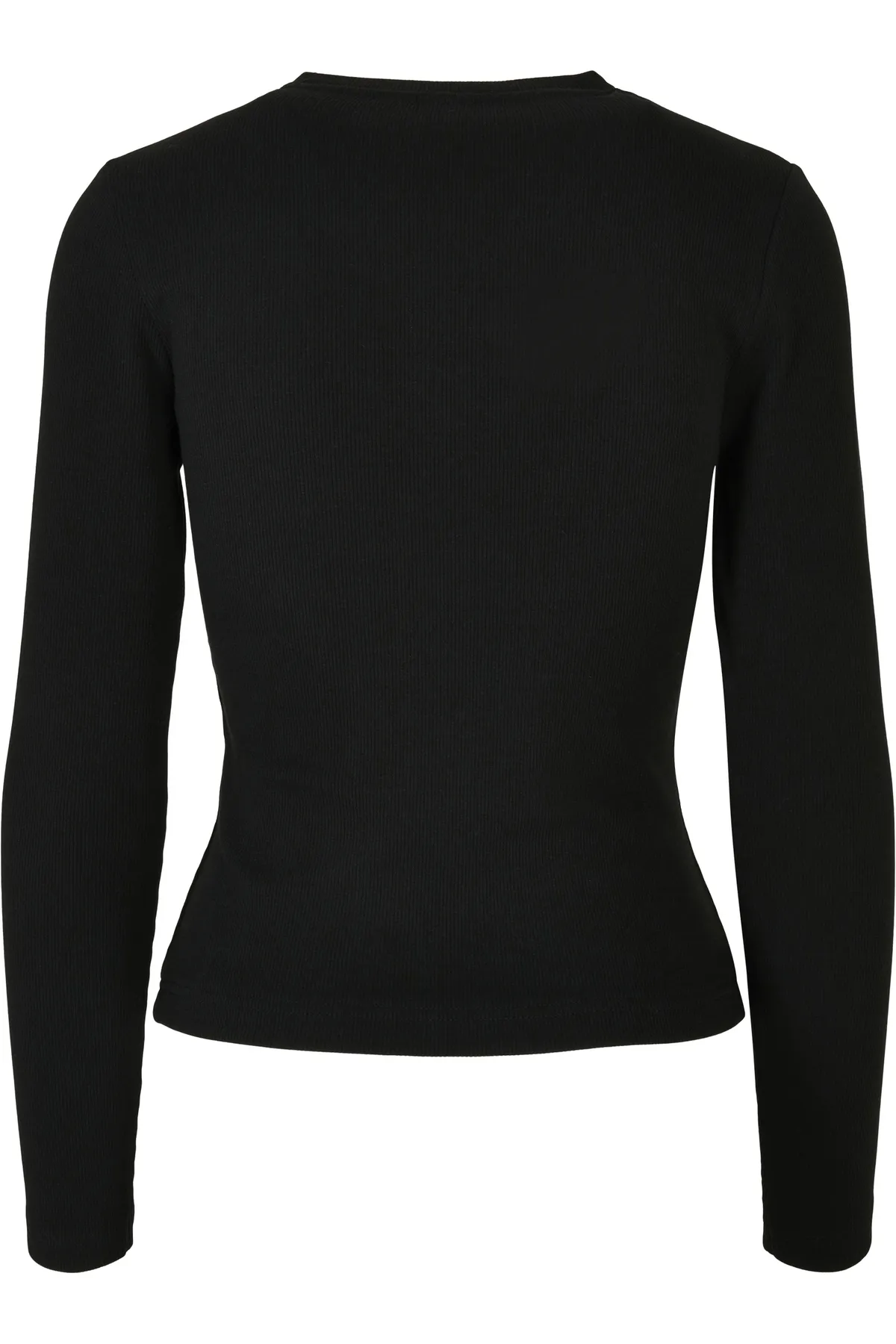 KARL KANI  Damen KW-LS012-001-01 SMALL SIGNATURE RIB LS BLACK