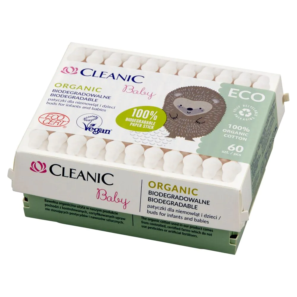 Cleanic Baby еко штапићи за бебе и децу