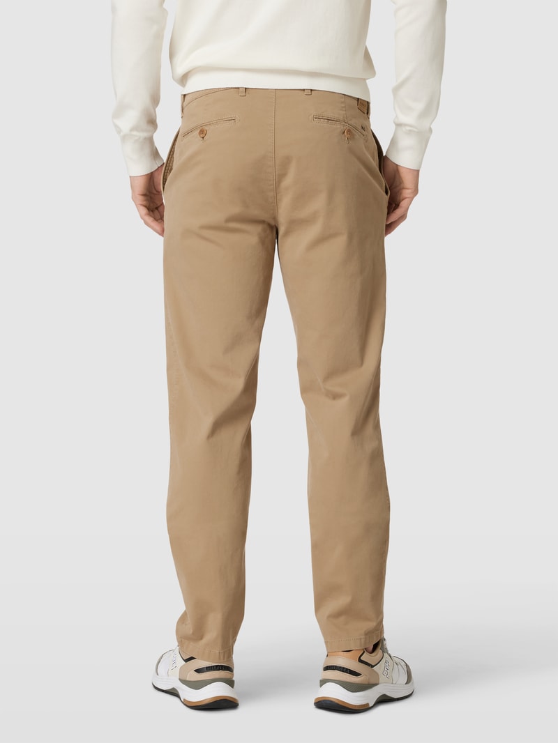 Stoffhose mit Paspeltasche Modell 'EVEREST' in beige