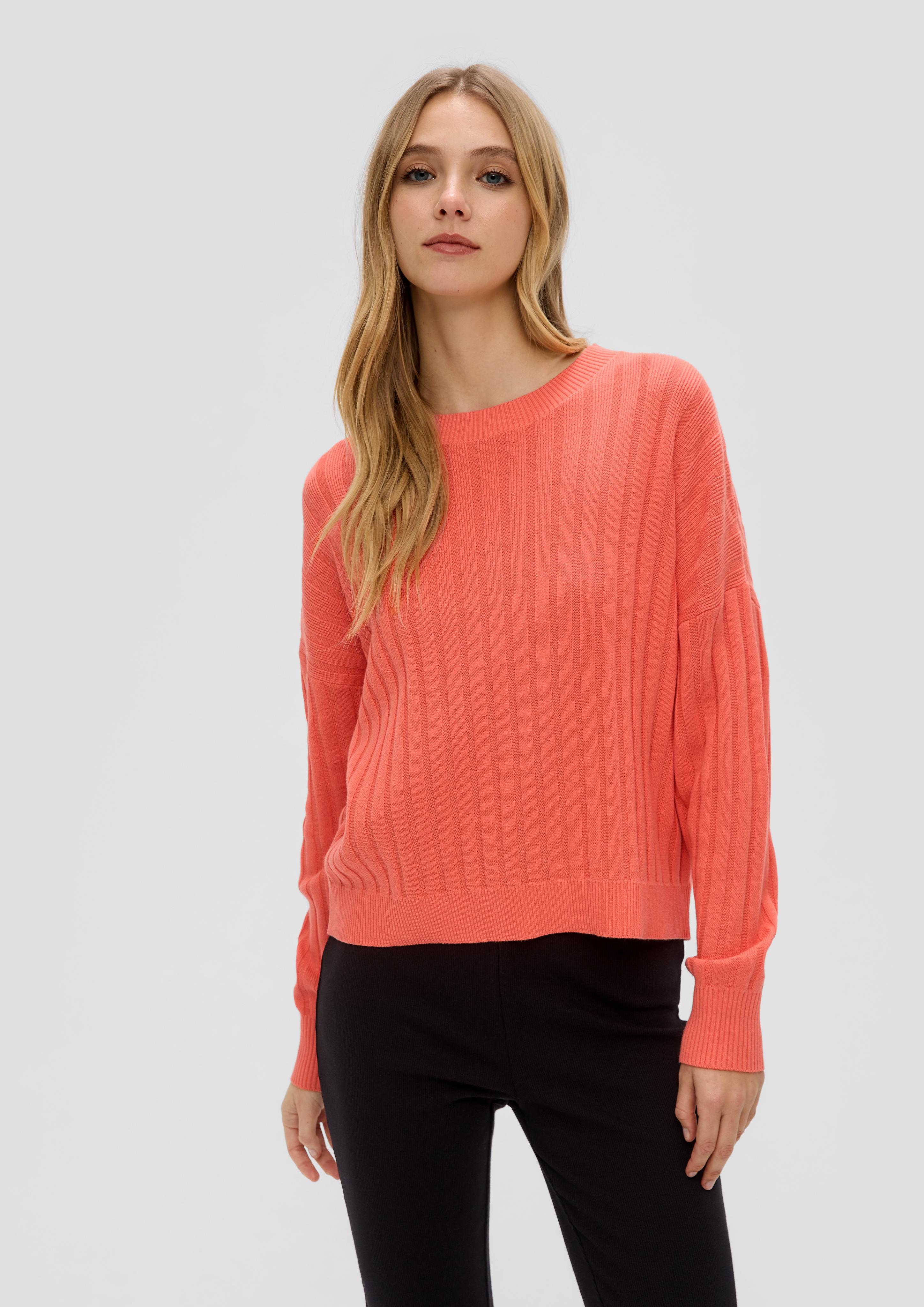 Weicher Strickpullover aus Baumwollmix  2140610-2347