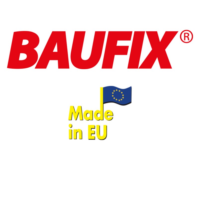 Baufix Buntlack Spray silbergrau 6er-Set