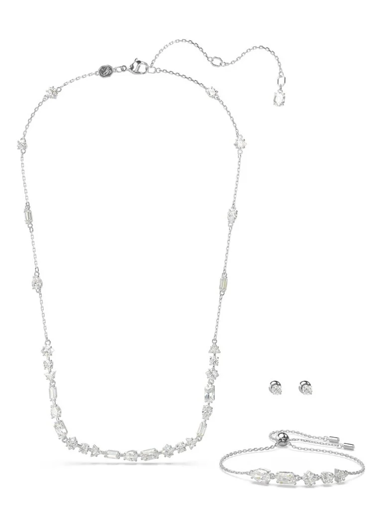 Set de 3 bijuterii Swarovski Mesmera cu cristale.