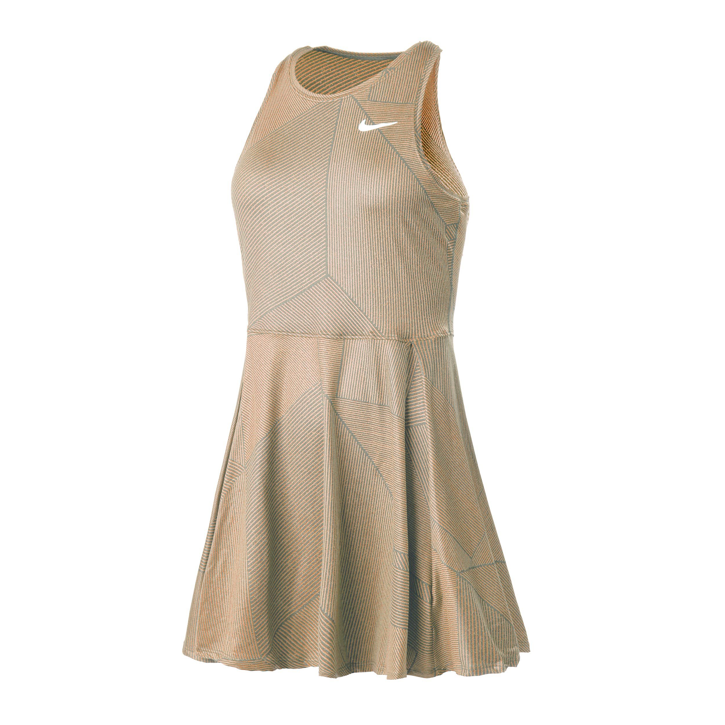 Dri-Fit Advantage Printed Kleid Damen - Apricot, Grau