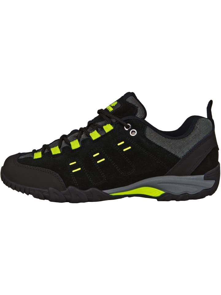 GUGGEN MOUNTAIN Wanderschuhe Uni in Schwarz-Grün günstig kaufen