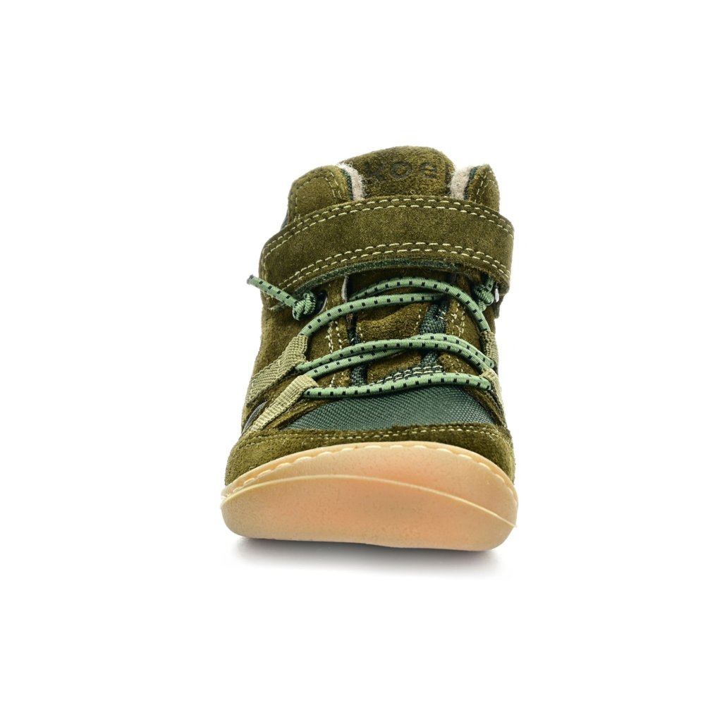 Koel4kids Beau Wool Khaki Winter-Barfuß-Stiefeletten