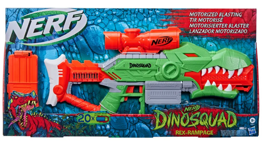 Hasbro - Nerf DinoSquad Rex-Rampage Blaster