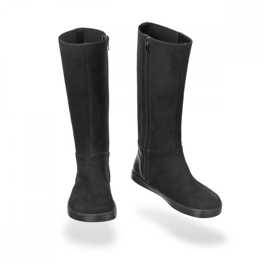 Peerko Regina Noir N schwarze Barfuß-Stiefel