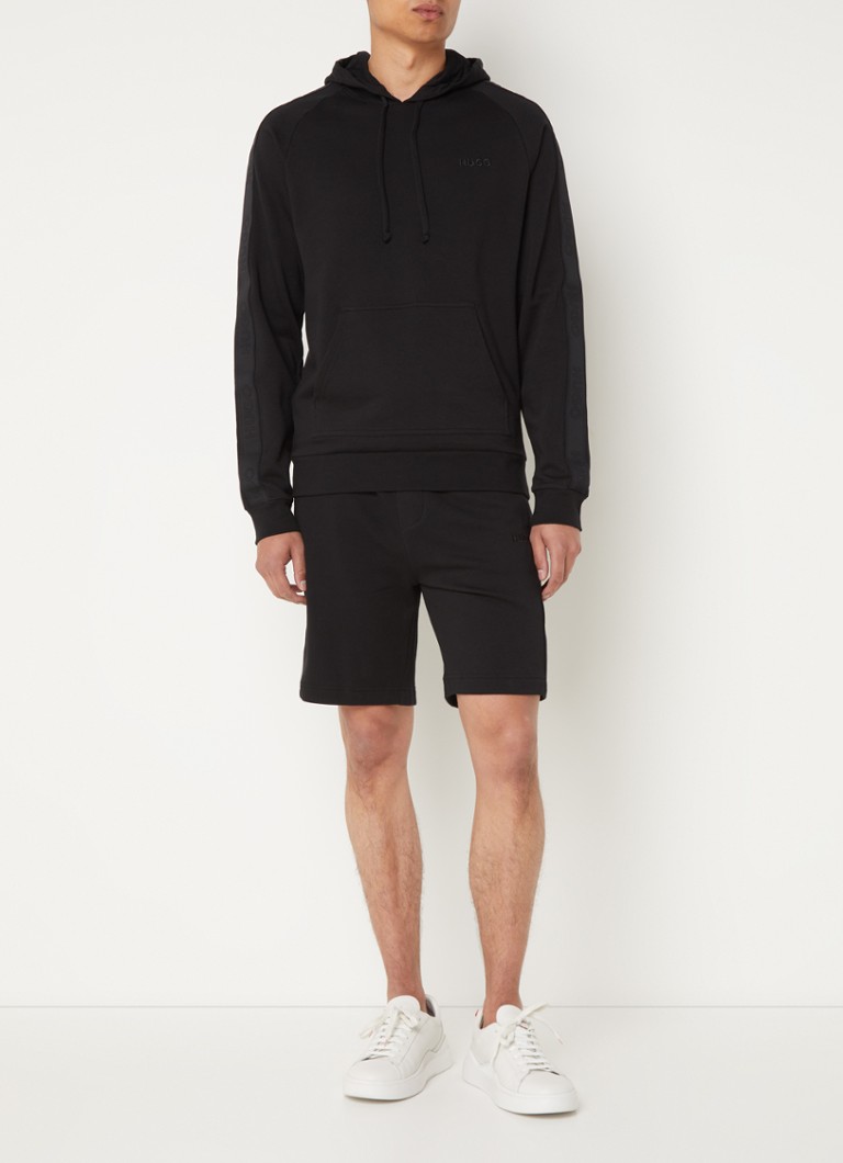 HUGO BOSS Tonal hoodie with logo embroidery