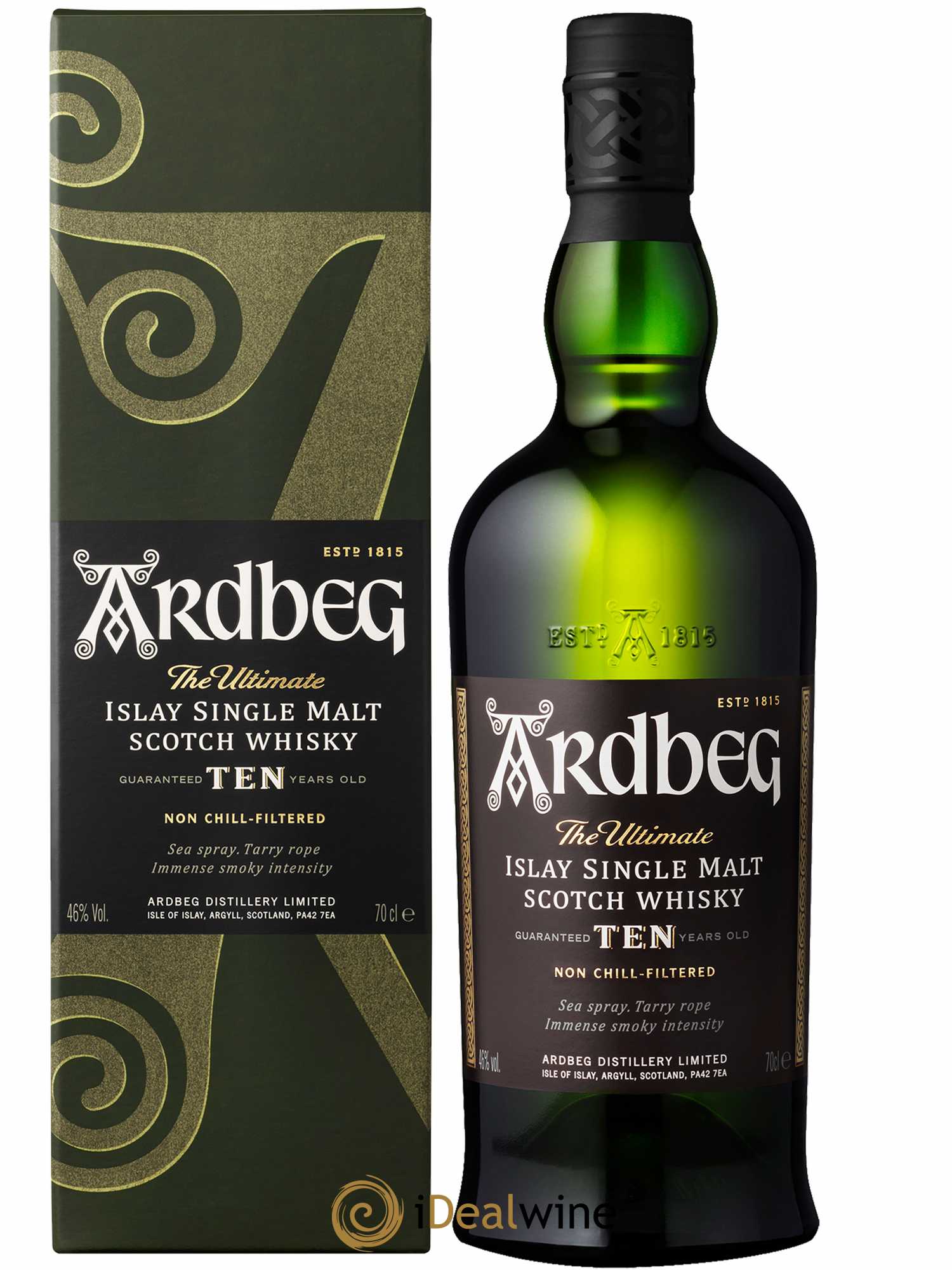 Whisky Ardbeg 10 years (70cl)  - Lot de 1 Bouteille