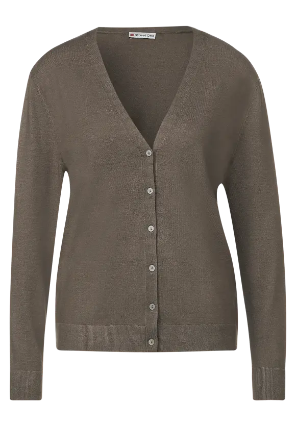 Street One Cardigan mit V-Ausschnitt