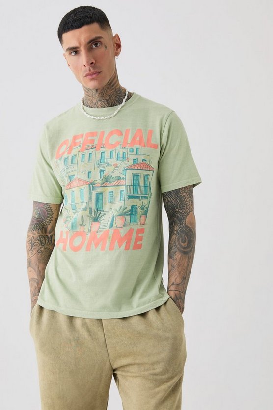 Tall T-Shirt mit Official Print
