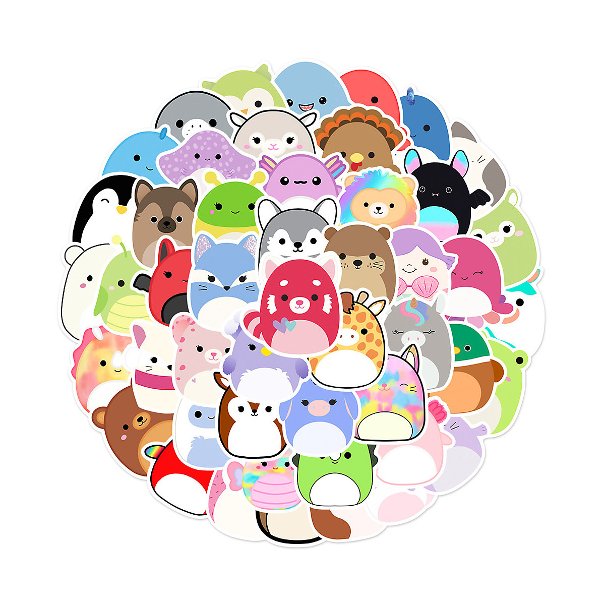 frler Aufkleber Sticker Set Tier,60 Stück Sticker für Kinder