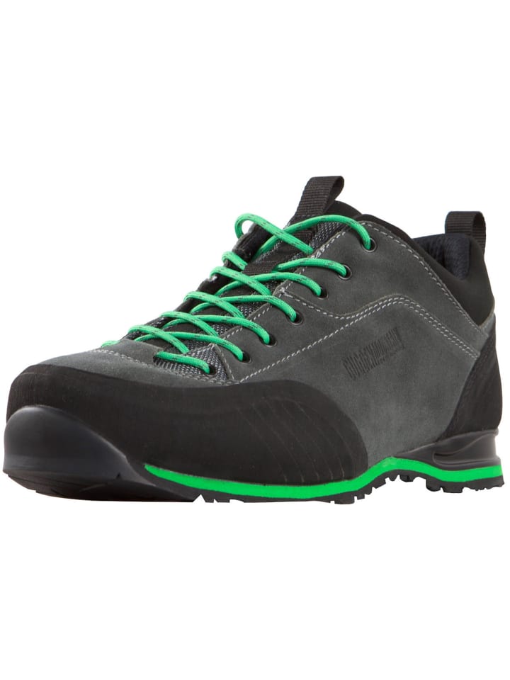 GUGGEN MOUNTAIN Wanderschuhe Gummikappe in Dunkelgrau-Grün günstig kaufen