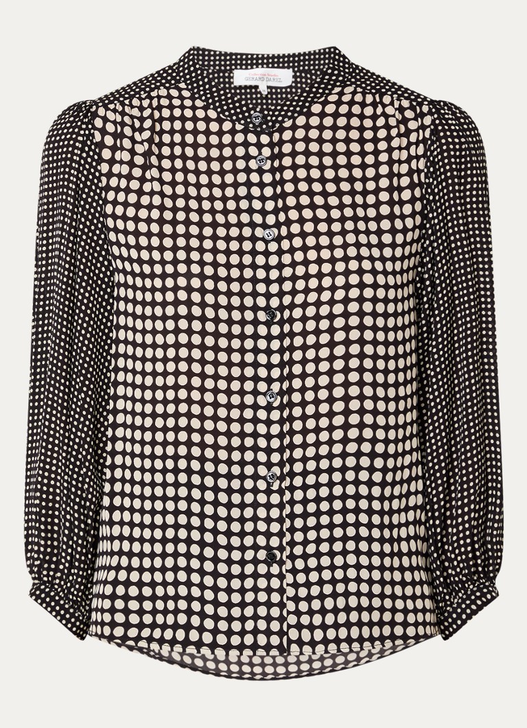 Gerard Darel  Narin blouse met stippenprint