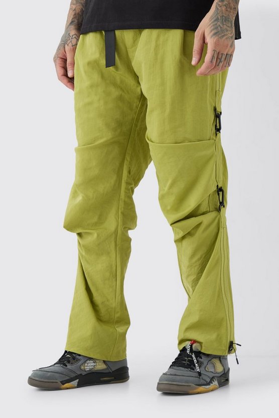 Tall lockere Nylon-Hose mit elastischem Bund