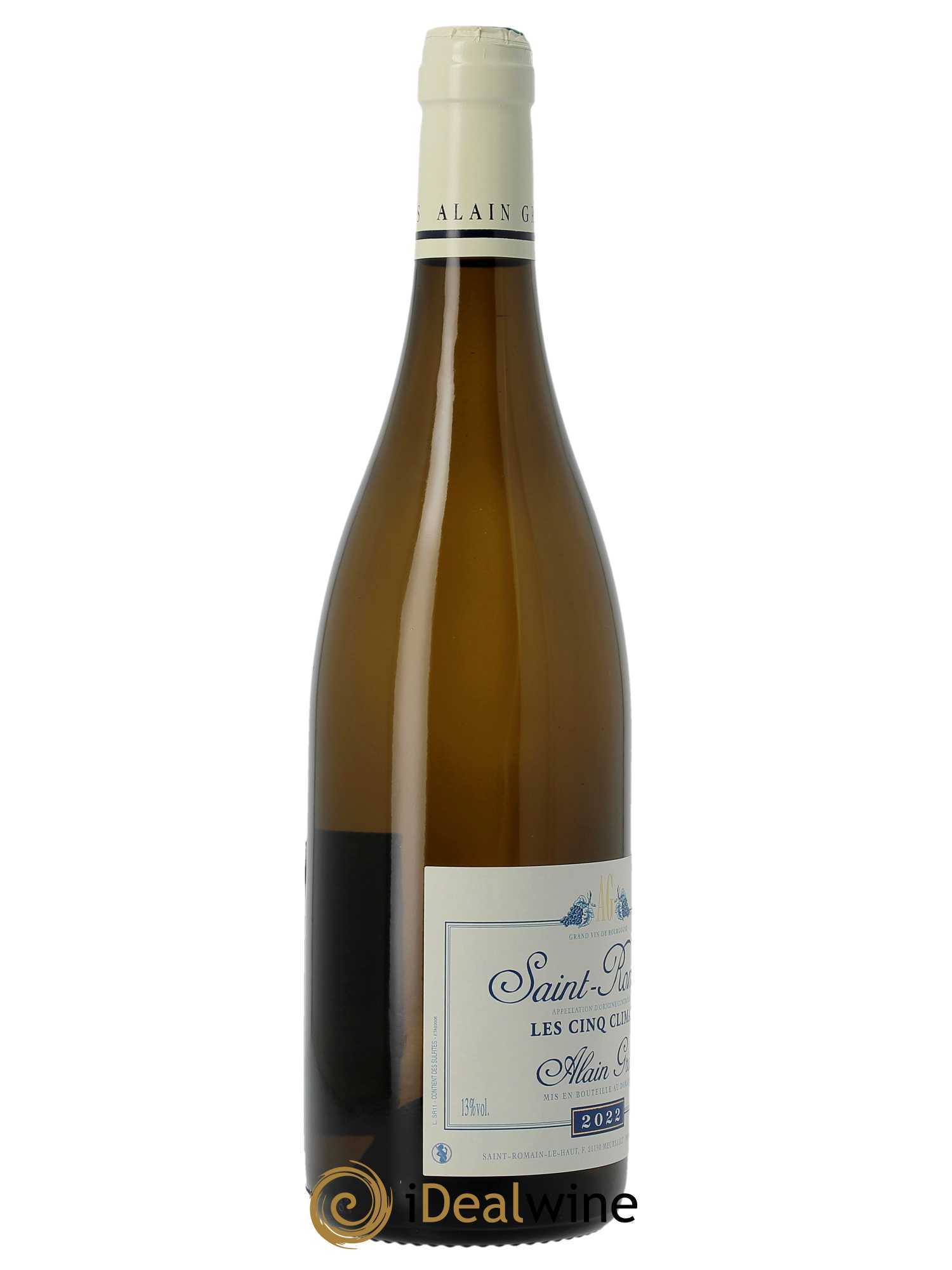 Saint-Romain Les Cinq Climats Alain Gras  2022 - Lot de 1 Bouteille