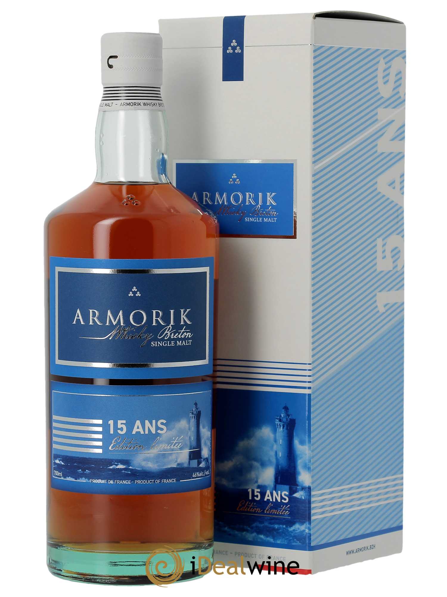 Whisky Armorik 15 ans Édition 2023 (70cl)  - Lot de 1 Bouteille