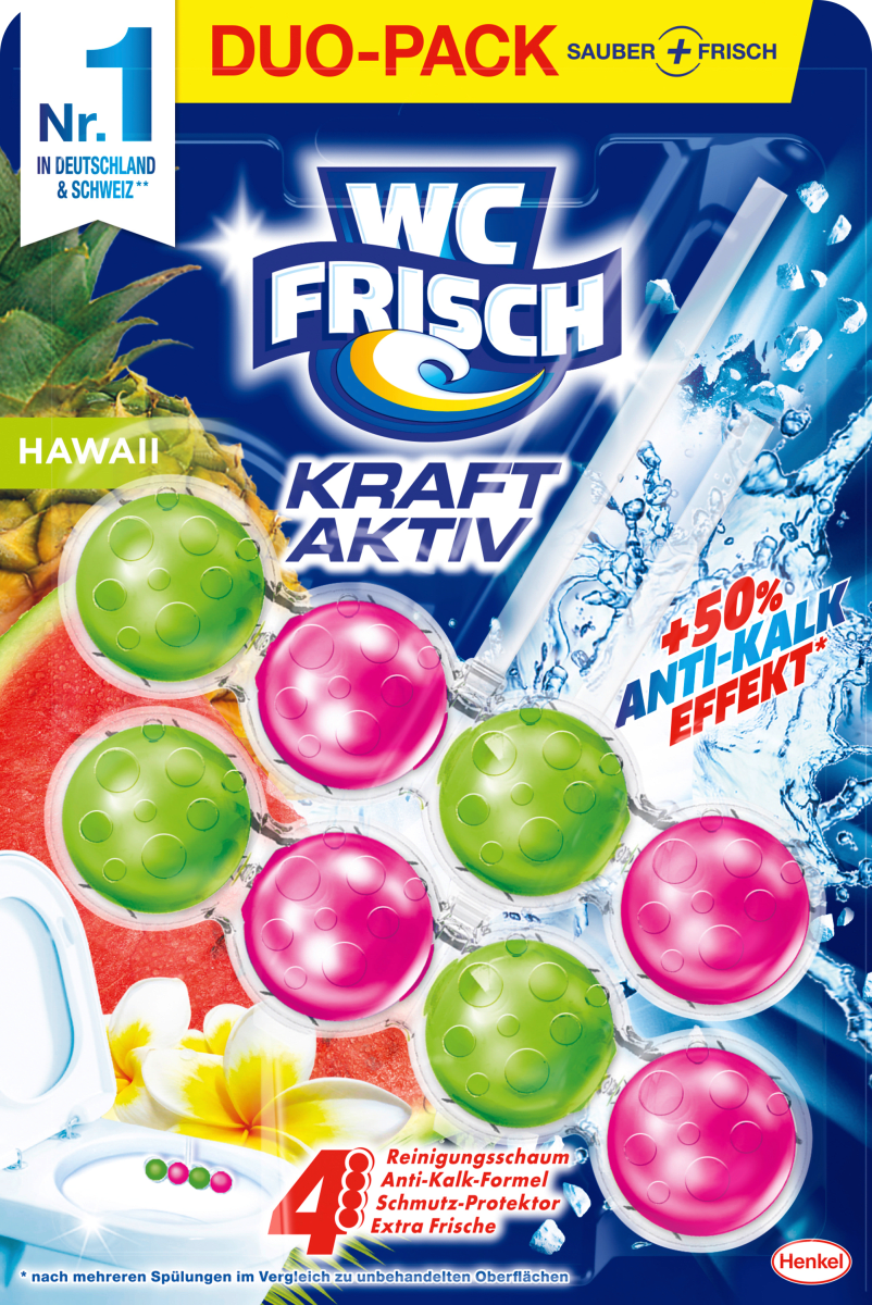 WC-Steine Kraft Aktiv Hawaii, 2 St