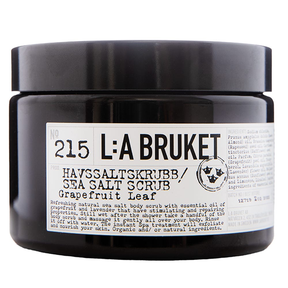L:A BRUKET No. 215 Sea Salt Scrub Grapefruit Leaf 420 g
