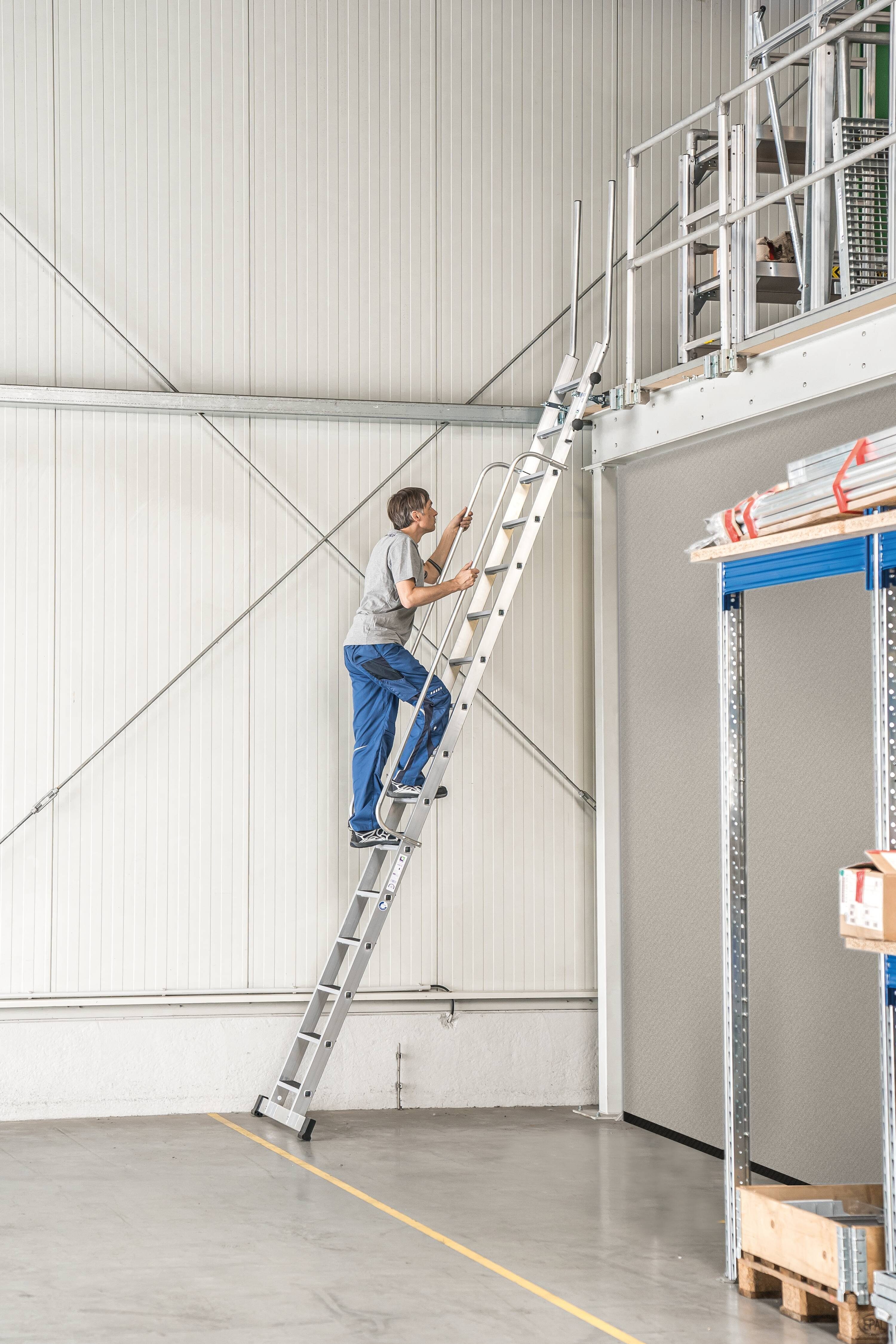 PROREGAL® Anlegeleiter Geschossleiter