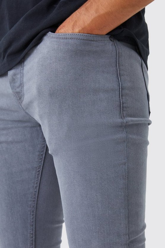 Super Skinny Stretch Jeans mit Riss am Knie