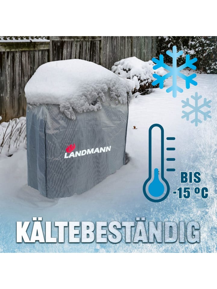 Landmann Wetterschutzhaube Premium - 55 x 117 x 90 cm - grau günstig kaufen onesize