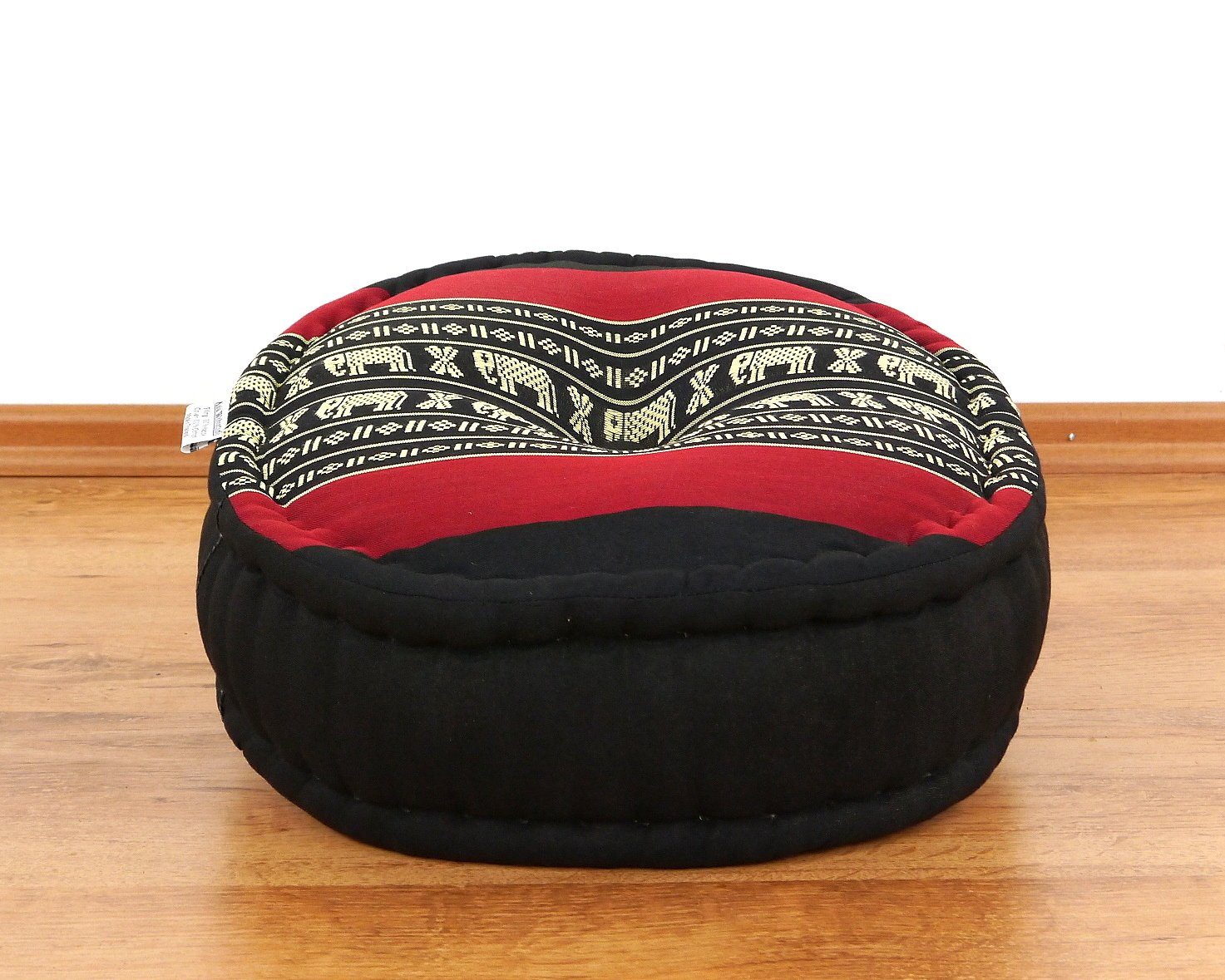 livasia Sitzkissen Zafukissen groß (Classic) vegan und handgefertigt, 38x14cm, Kapok