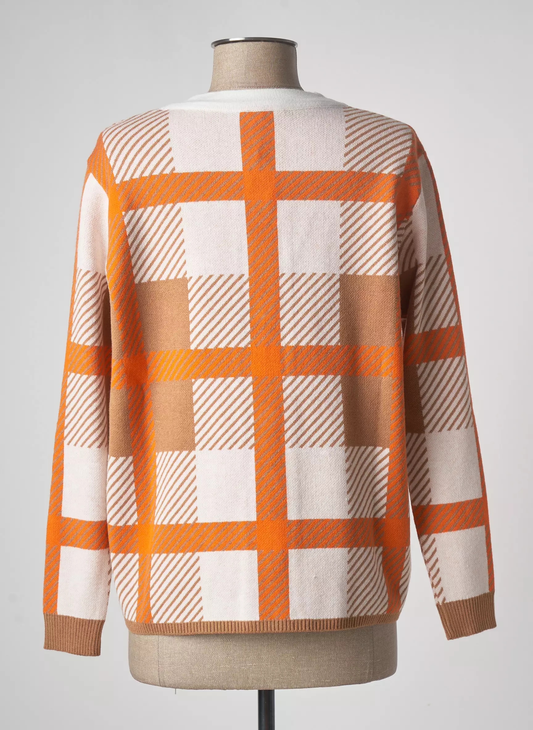 Pame Carrioni Cardigans Femme couleur orange