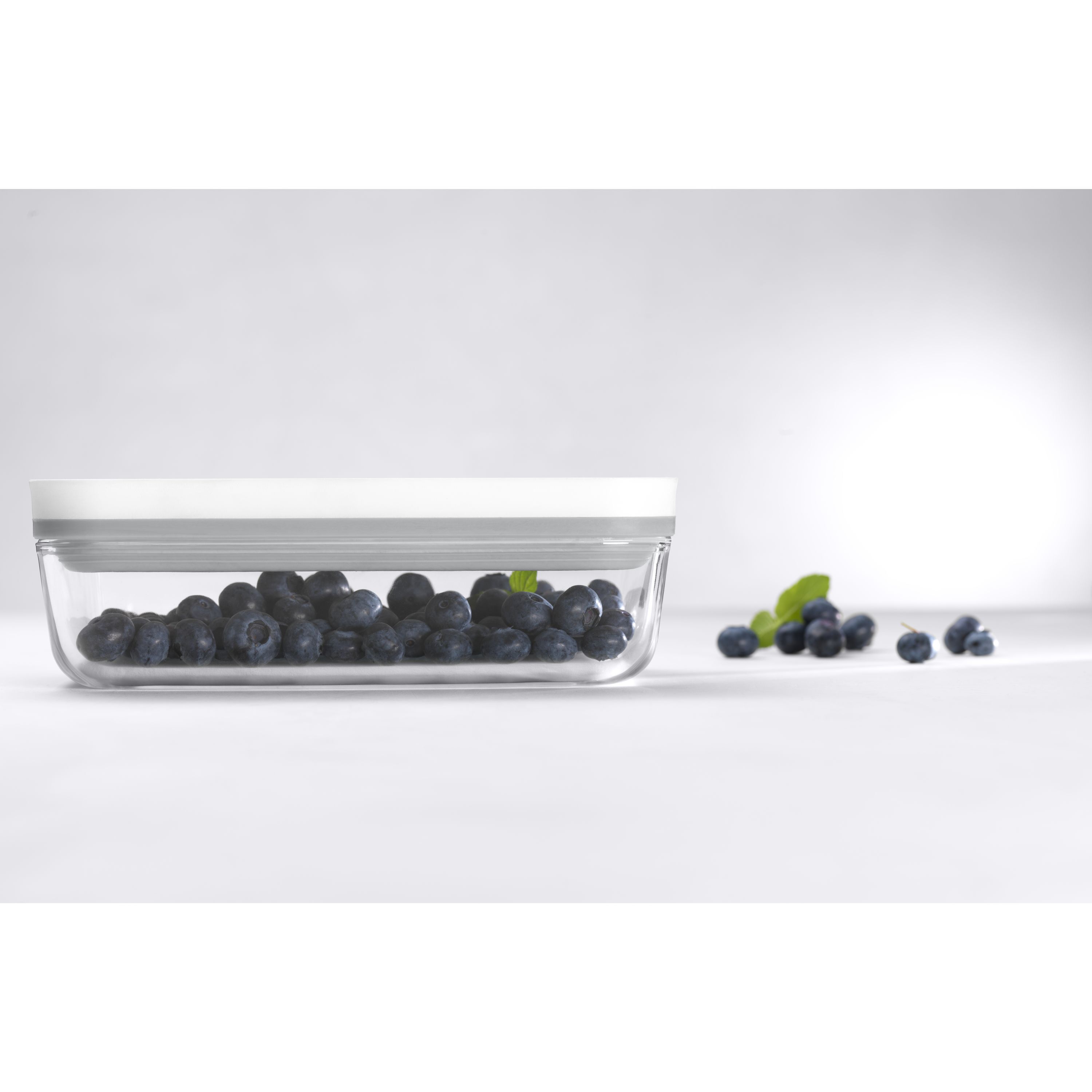 Vakuumbox S, Glas, Grau