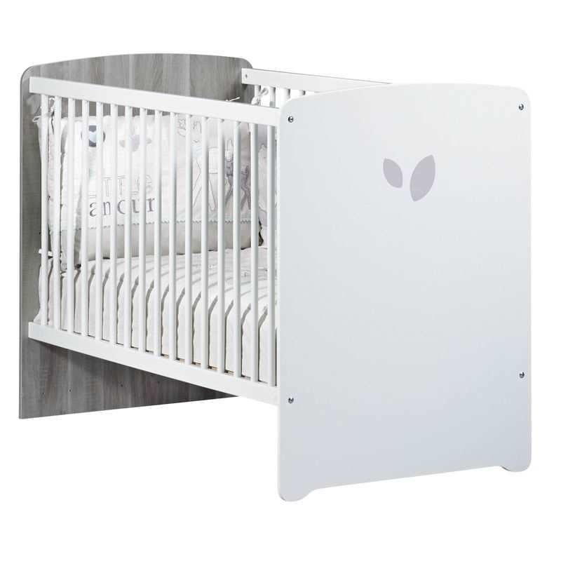 Chambre bébé 3 pièces LEAF lit, commode et armoire